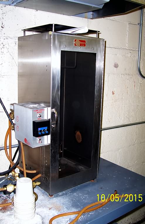GOVMARK Flammability Tester, used to test vertical,